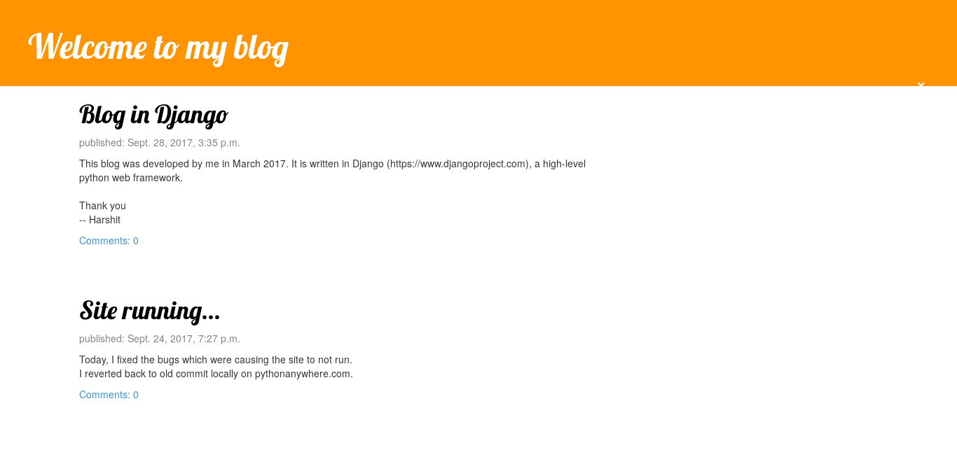 Django Blog